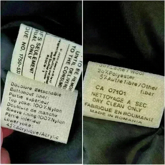 Vintage 90s Oversized Minimalist Unisex Black Belted Long Jacket Trench Coat - Picture 10 of 16